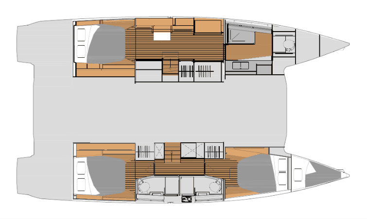 Fountaine Pajot Elba 45 - 3 cab., picture 11