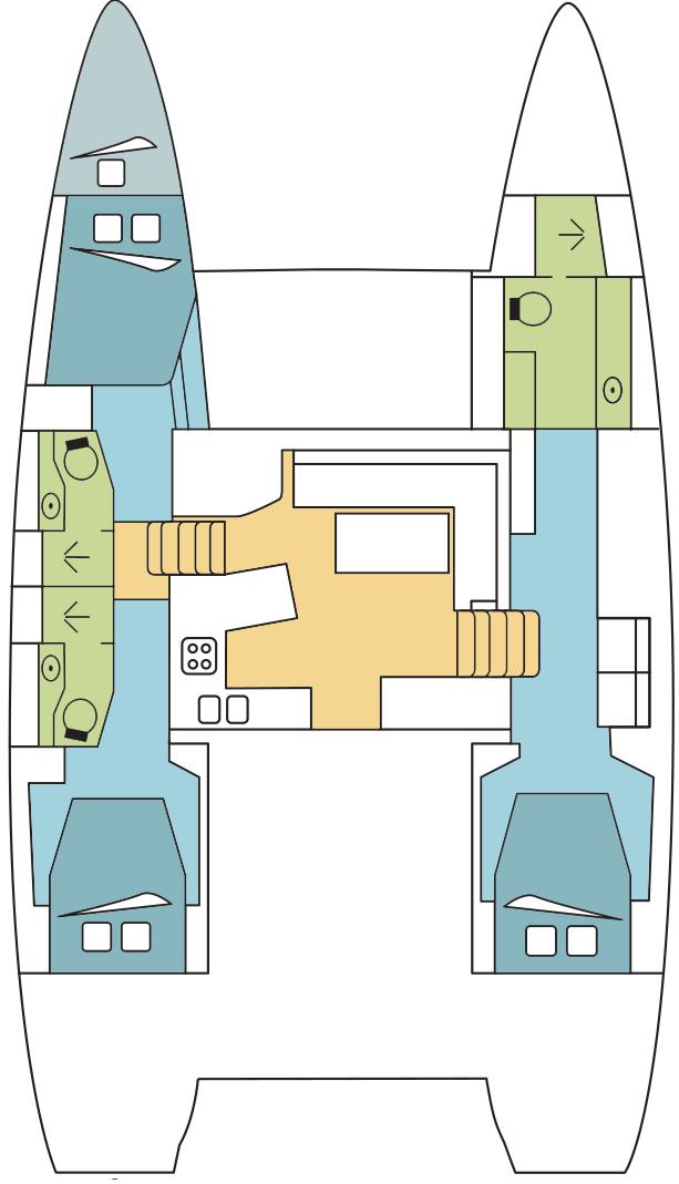 Lagoon 450 F - 3 + 1 cab., picture 2