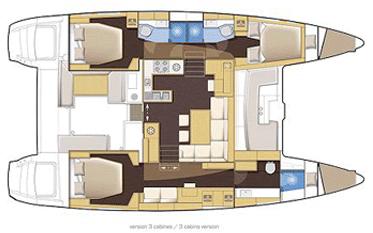 Lagoon 450 F - 3 + 1 cab., picture 3