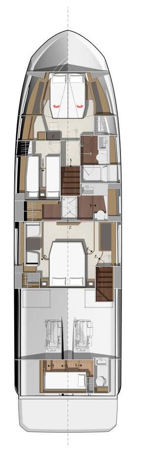Prestige 520 Flybridge - 3 + 1 cab., picture 2