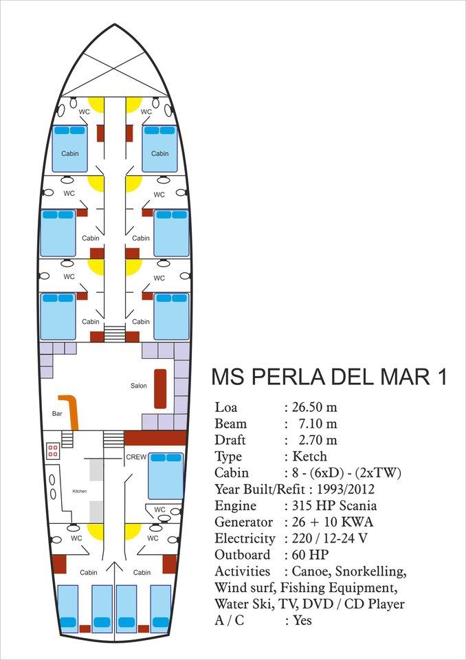 M/S Perla Del Mar I, picture 2