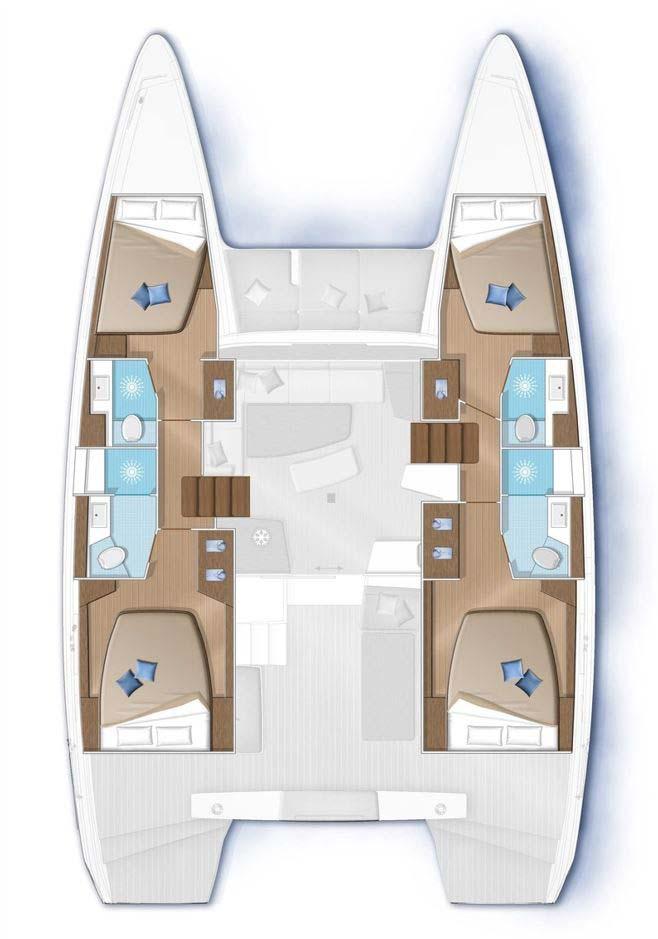 Lagoon 42 - 4 cab., picture 2
