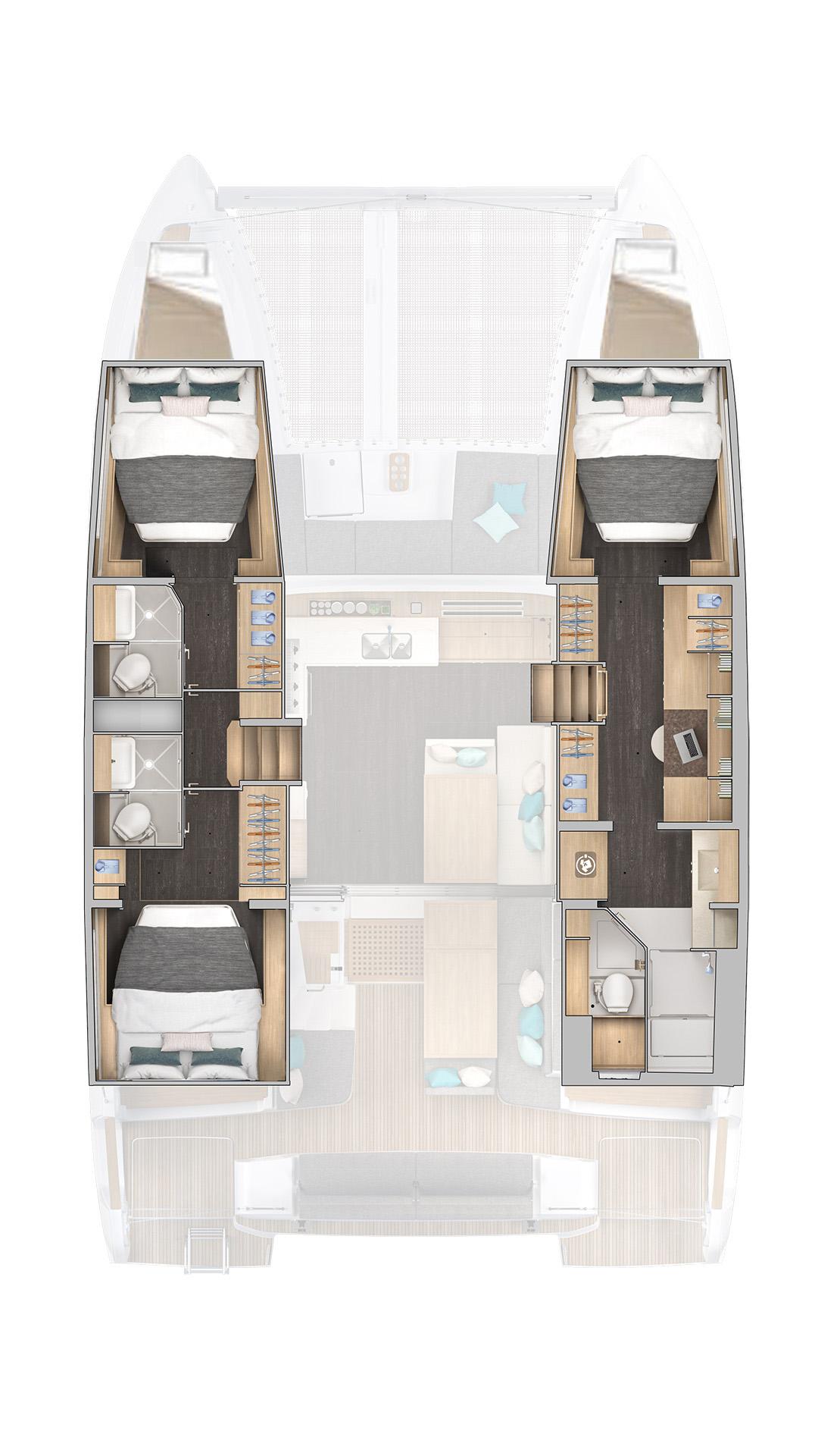 Lagoon 43 - 3 + 2 cab., picture 2