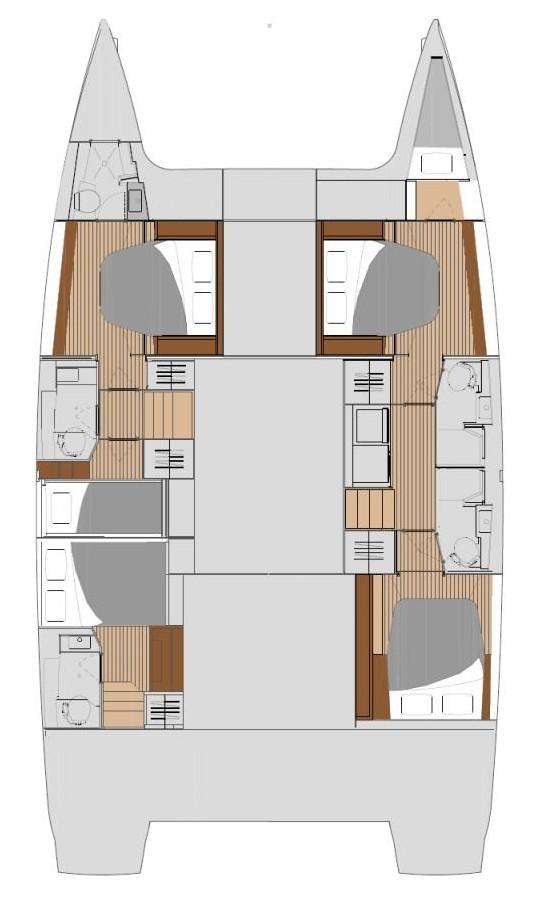 Fountaine Pajot Tanna 47 - 5 + 1 cab. - Elsa, picture 2