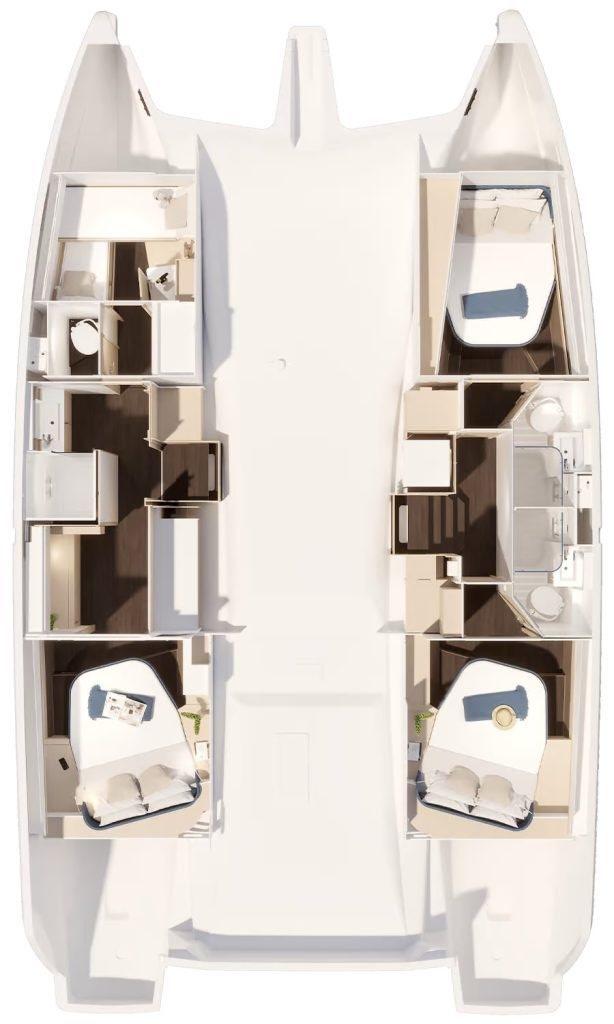 Fountaine Pajot FP 44 Maestro - 3 cab., picture 2