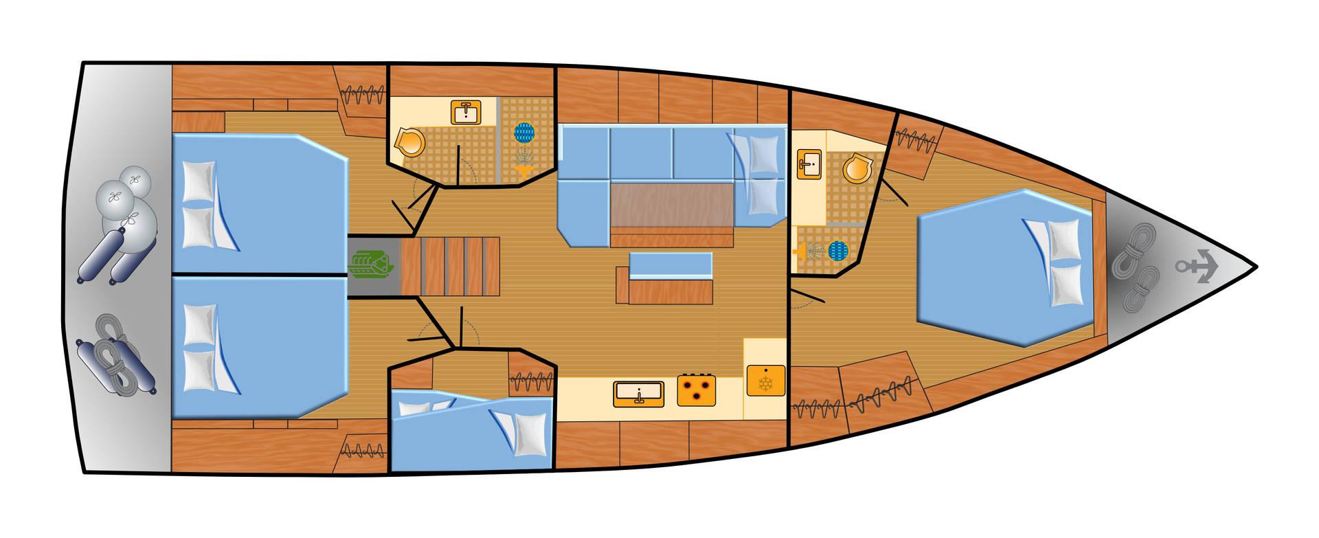 Hanse 460 - 4 cab., picture 2