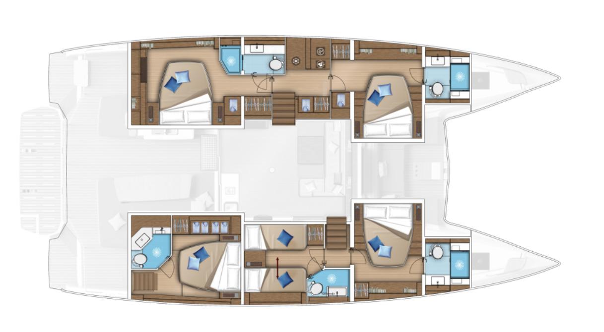Lagoon 55 - 5 + 1 cab., picture 2