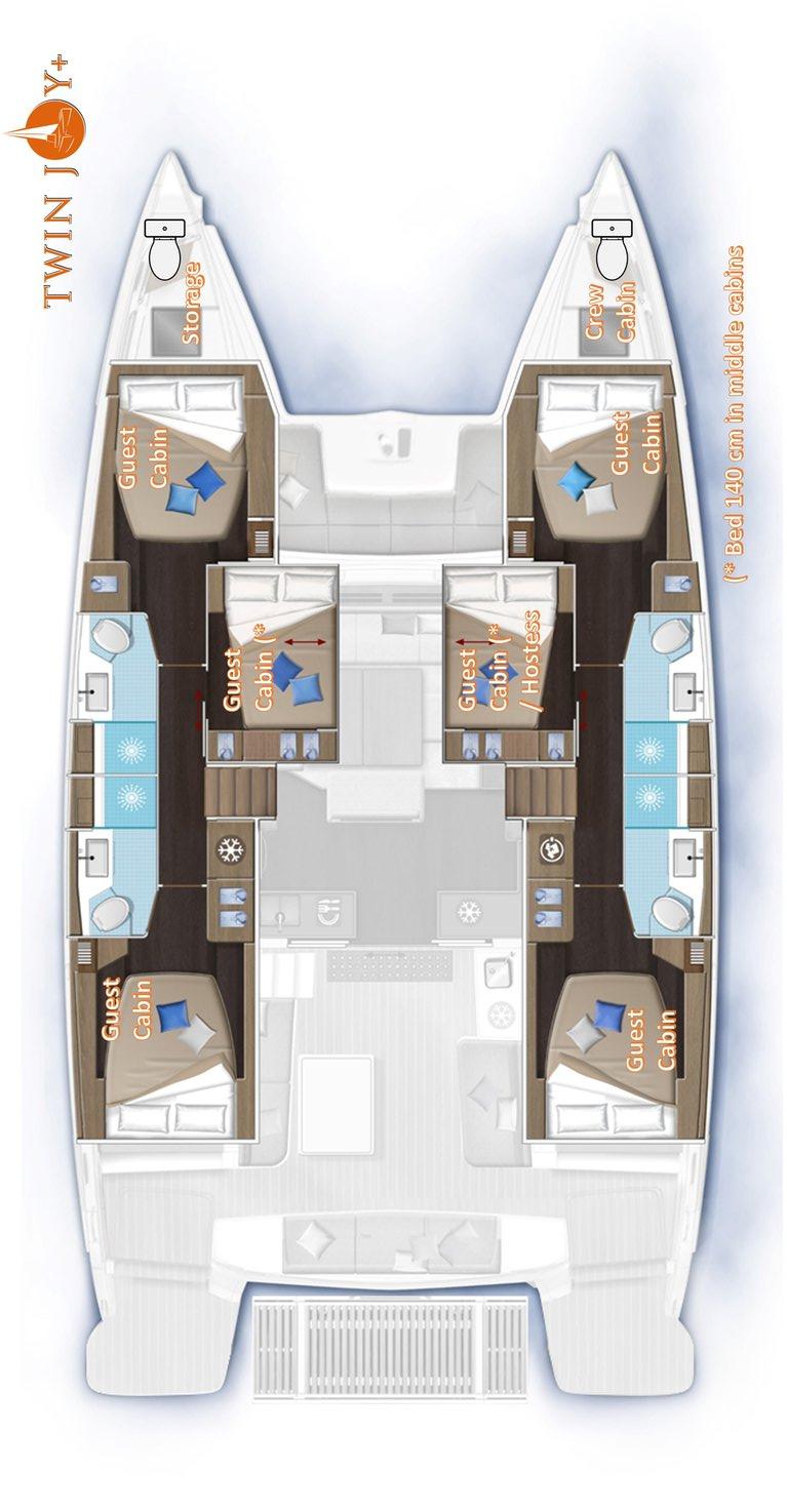Lagoon 51 - 6 + 1 cab., picture 2