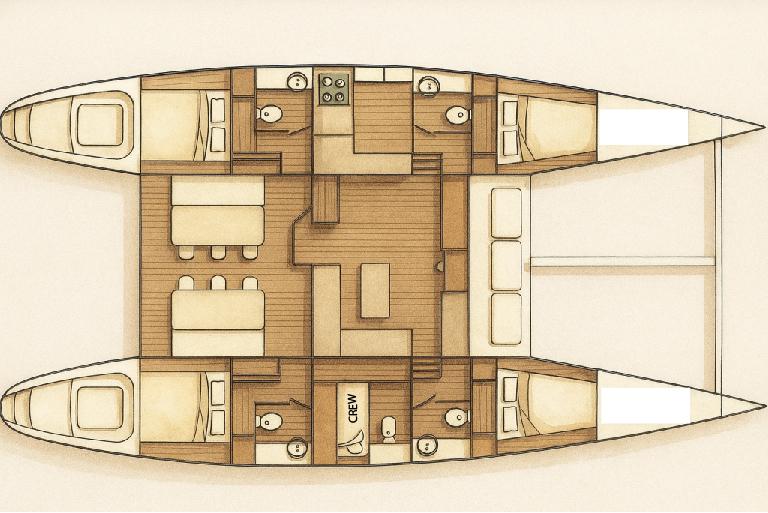Lagoon 570, picture 3