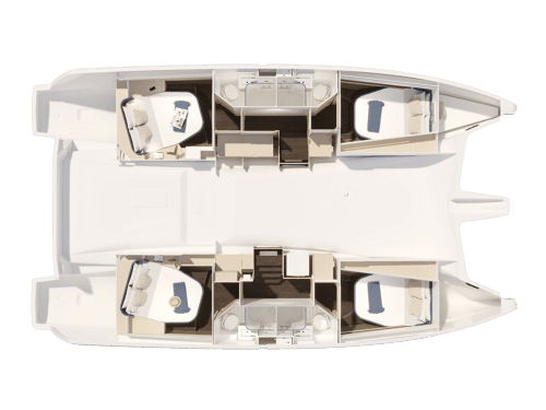 Fountaine Pajot FP 44 Quatuor - 4 + 1 cab., picture 13