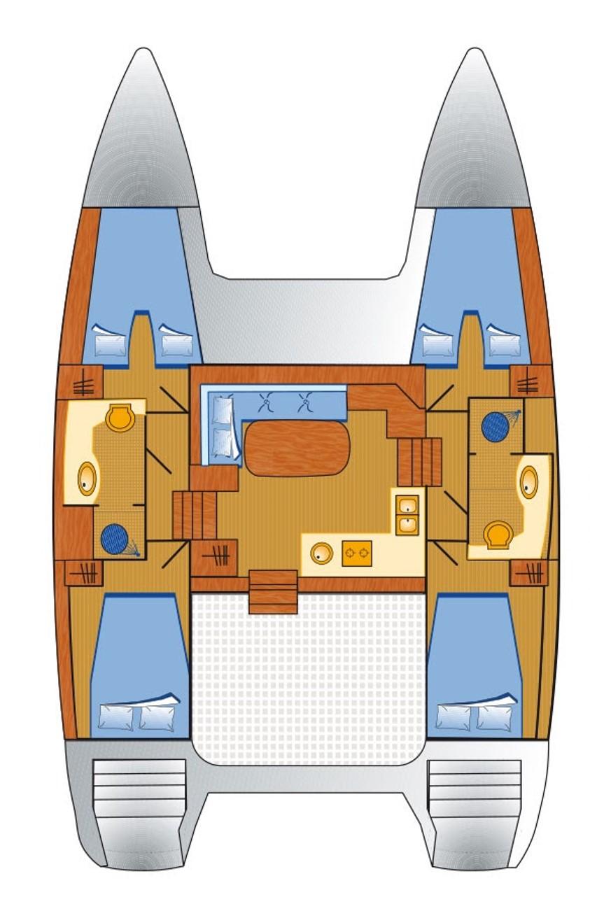 Lagoon 400 - 4 + 2 cab., picture 2