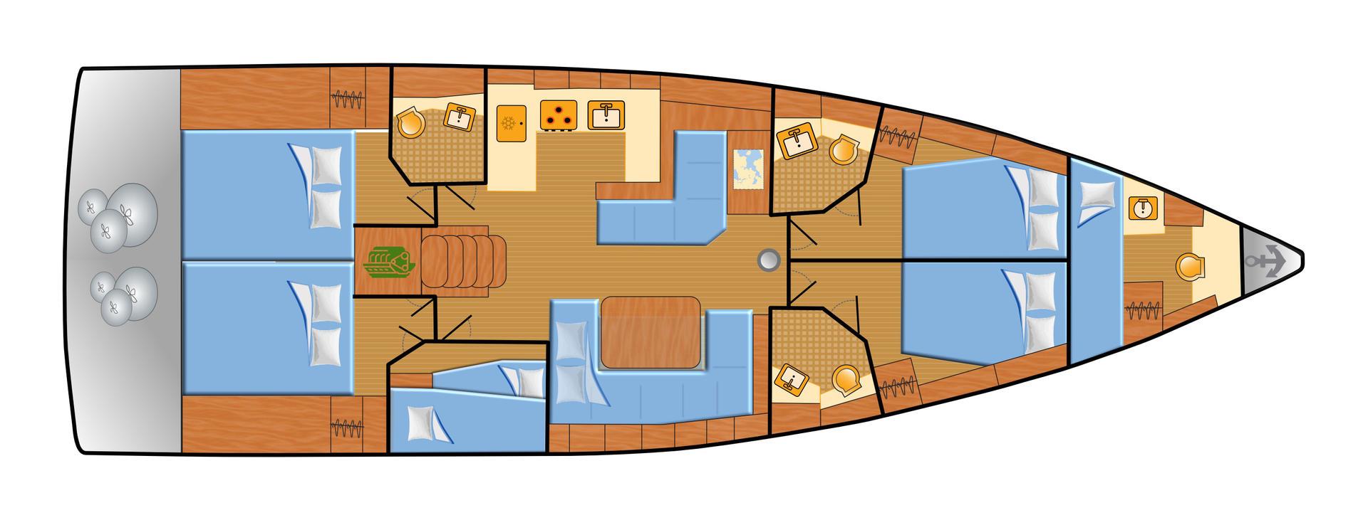 Oceanis 51.1 - 5 + 1 cab., picture 2