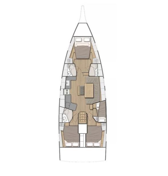 Oceanis 46.1 - 4 + 1 cab., picture 2