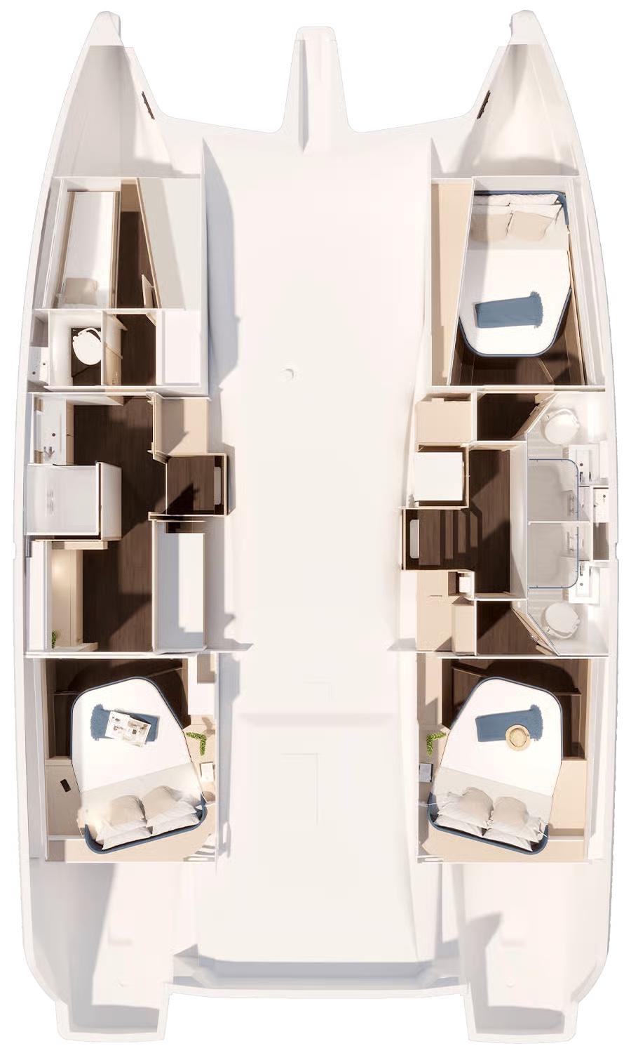 Fountaine Pajot FP 44 Maestro - 3 cab., picture 2