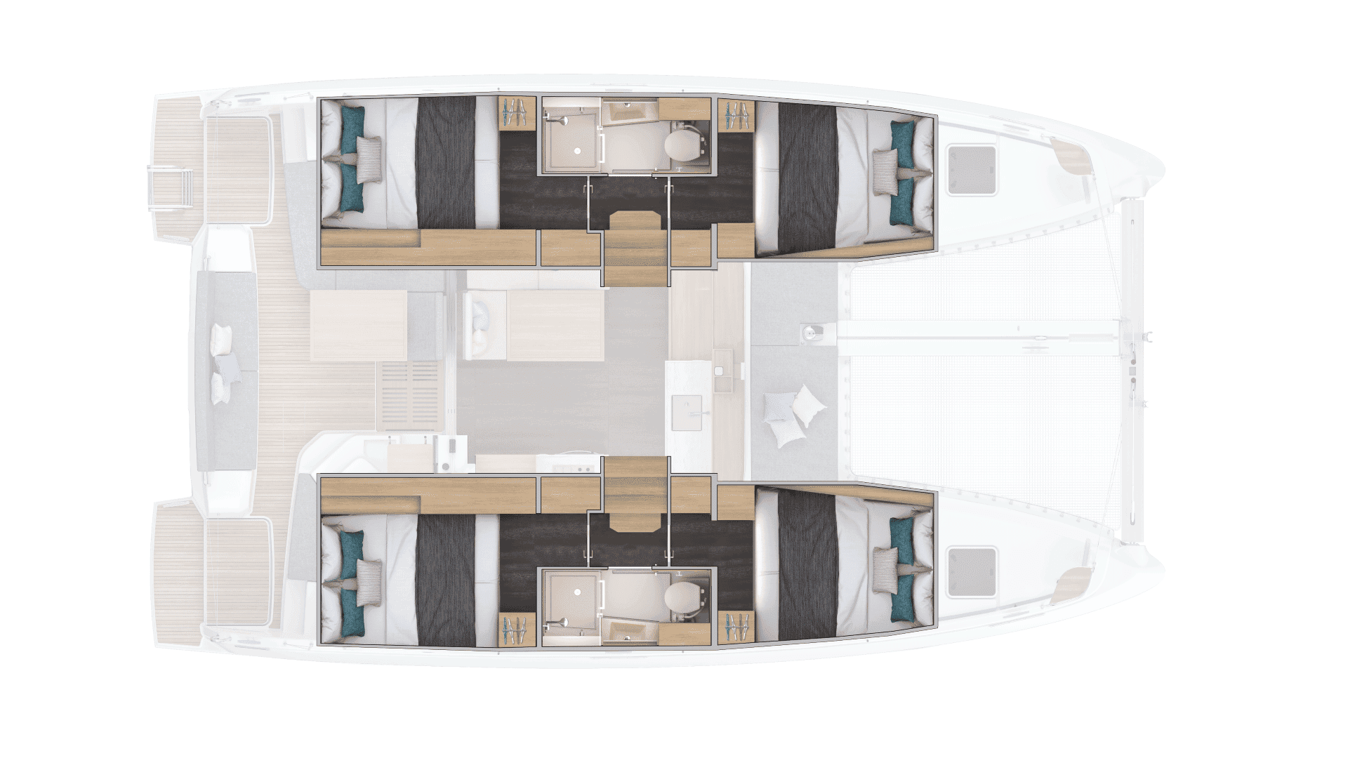 Lagoon 38 - 4 + 2 cab., picture 2