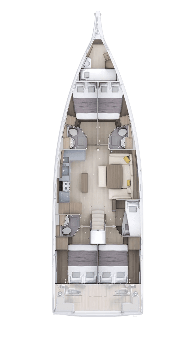 Oceanis 52 - 6 cab., picture 2