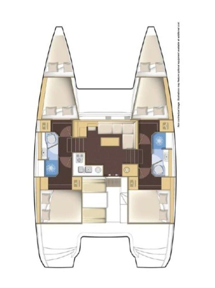 Lagoon 39 - 4 + 2 cab., picture 2