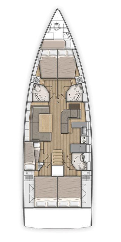 Oceanis 51.1 - 5 + 1 cab., picture 2