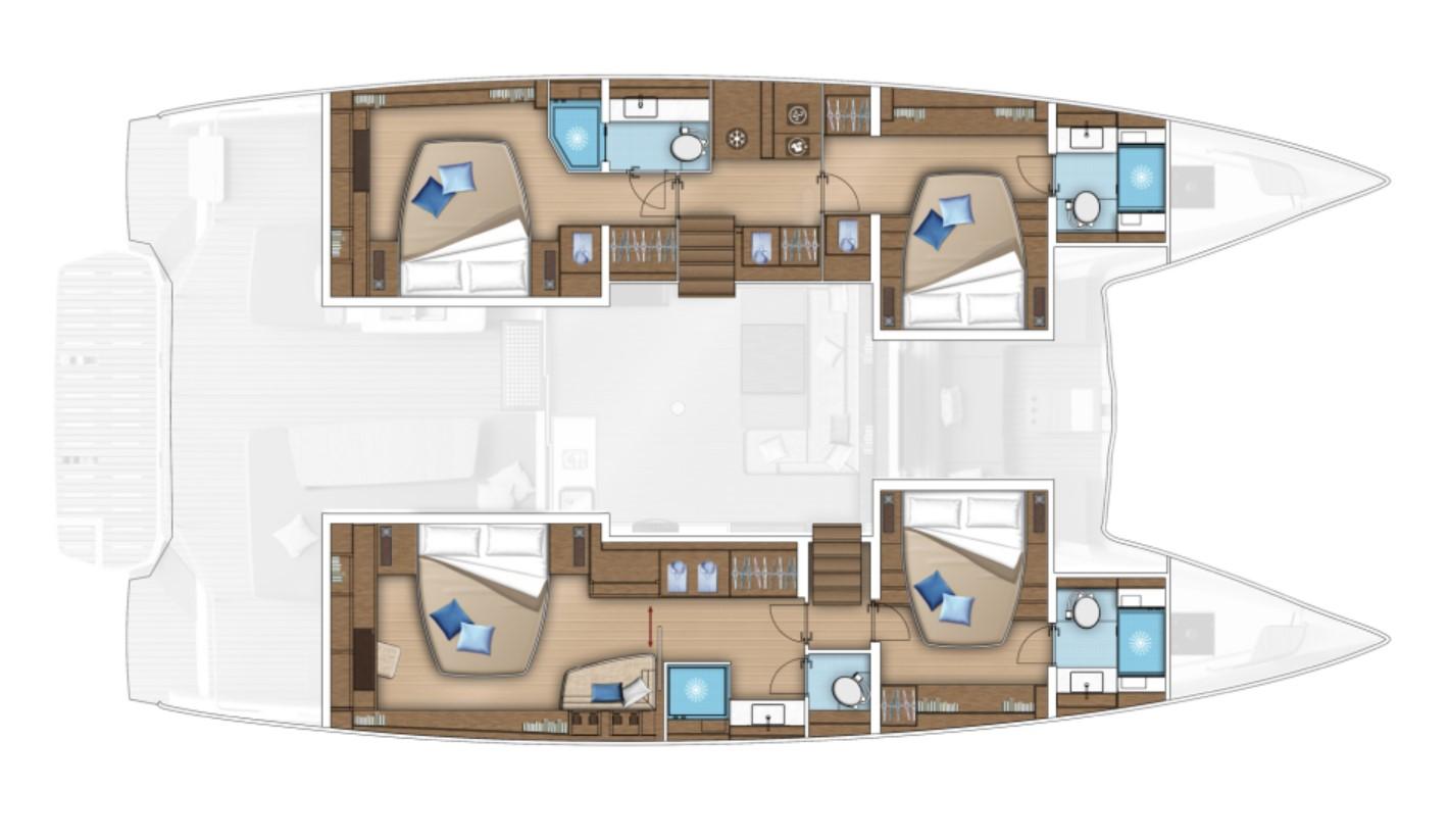 Lagoon 55 - 4 + 2 cab., picture 13