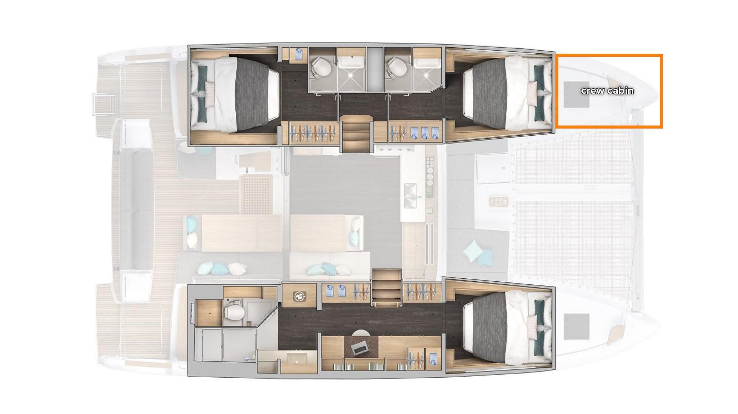 Lagoon 43 - 3 + 1 cab. OW, picture 7
