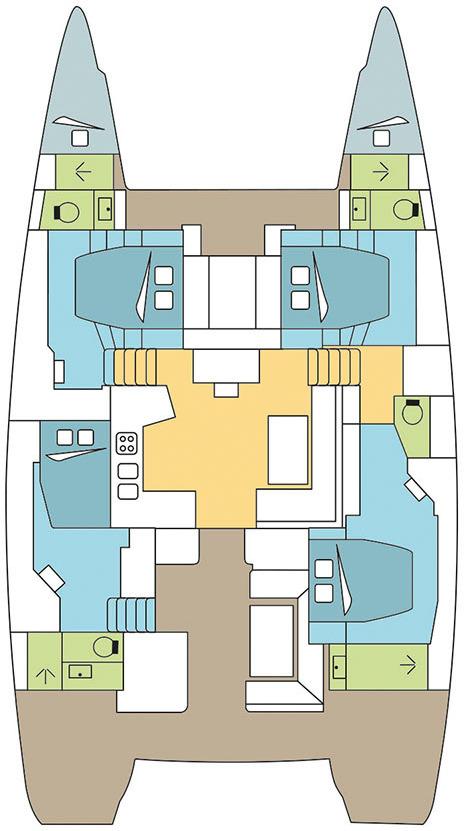 Lagoon 52 F - 4 + 2 cab., picture 2