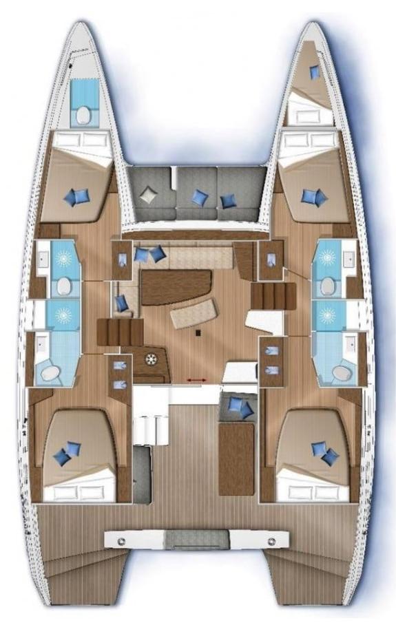 Lagoon 42 - 4 + 1 cab., picture 2