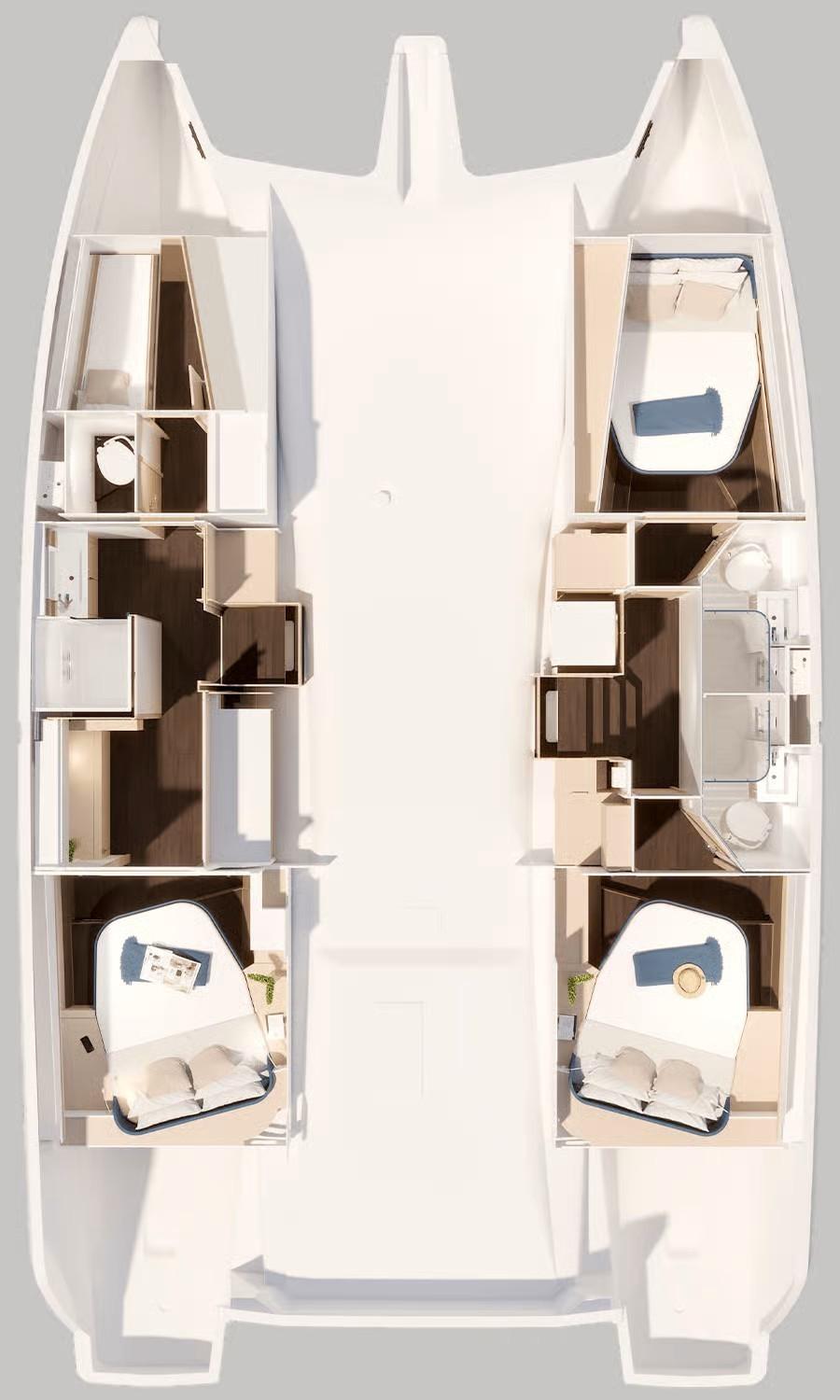 Fountaine Pajot FP 44 Maestro - 3 cab., picture 2