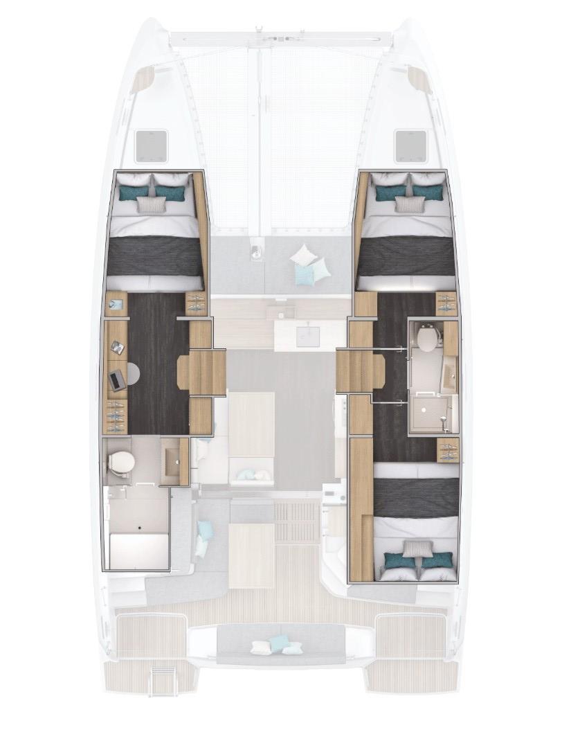 Lagoon 38 - 3 + 2 cab., picture 2