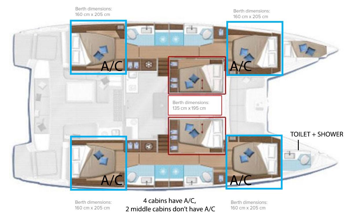 Lagoon 50 - 6 + 1 cab., picture 2