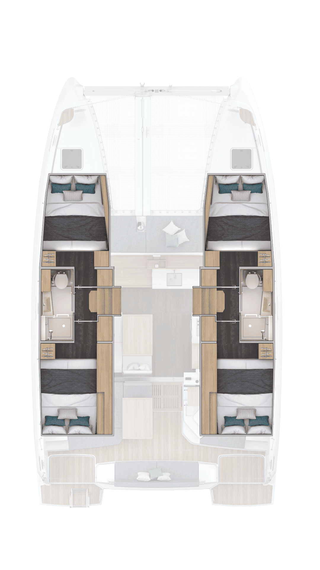 Lagoon 38 - 4 cab., picture 2