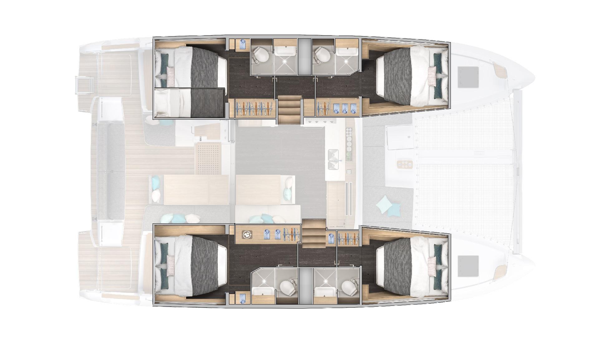 Lagoon 43 - 4 + 2 cab., picture 2