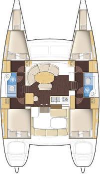 Lagoon 380 S2 - 4 + 2 cab., picture 2