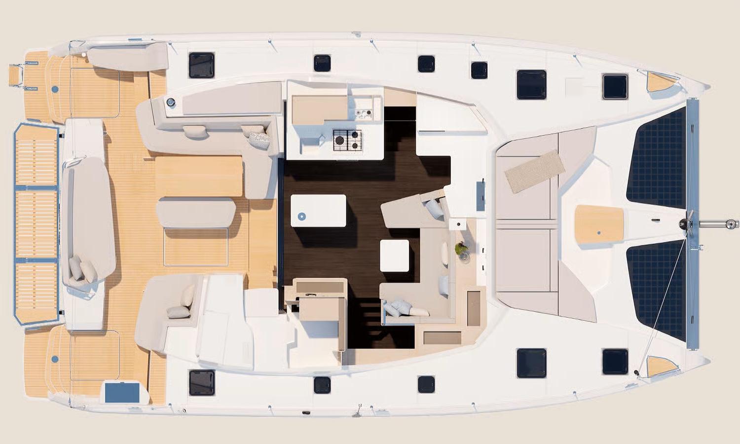 Fountaine Pajot FP 44 Quatuor - 4 + 2 cab., picture 12