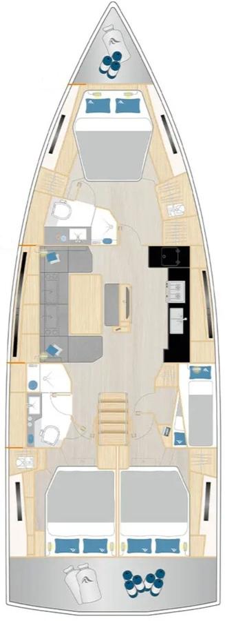 Hanse 460 - 4 cab., picture 2