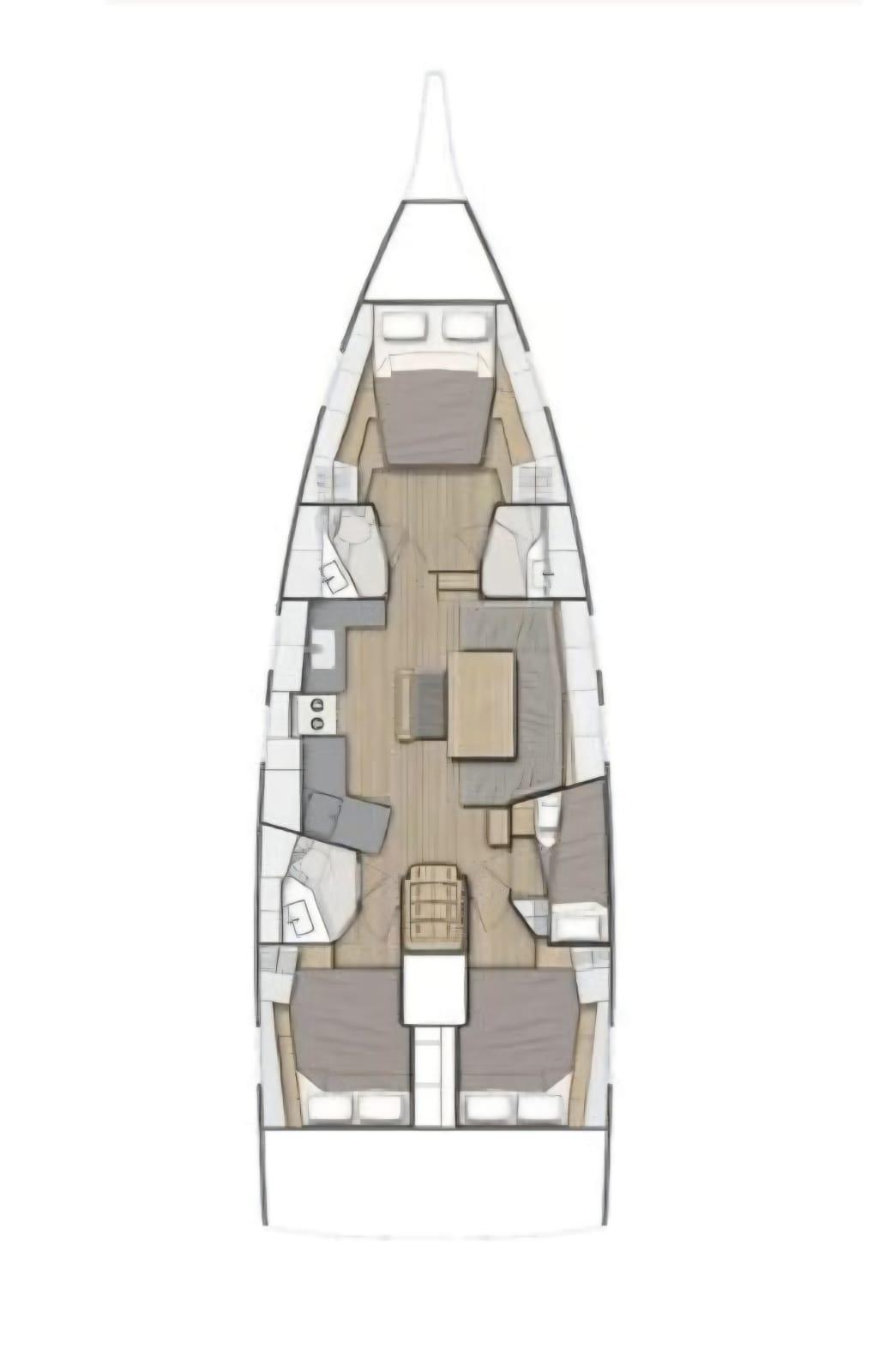 Oceanis 47 - 4 cab., picture 2