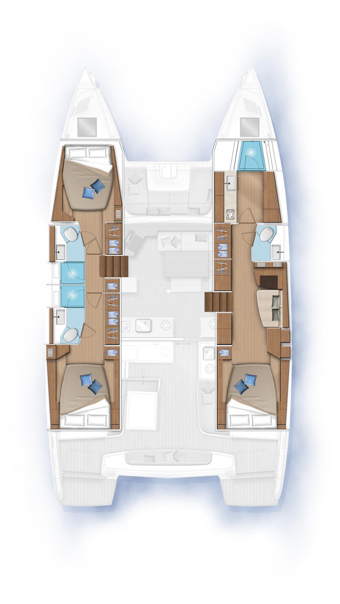 Lagoon 46 OW - 3 + 2 cab., picture 2