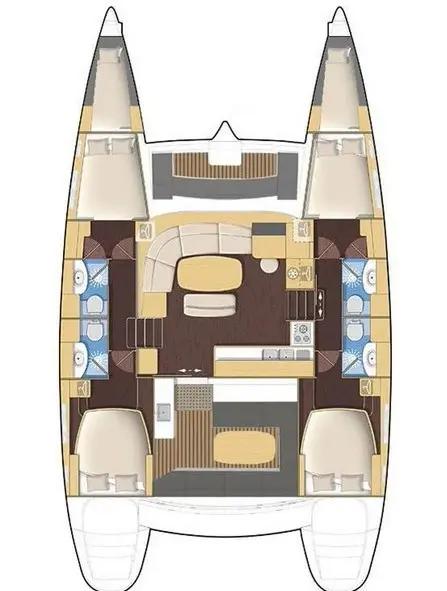 Lagoon 440 - 4 + 2 cab., picture 2