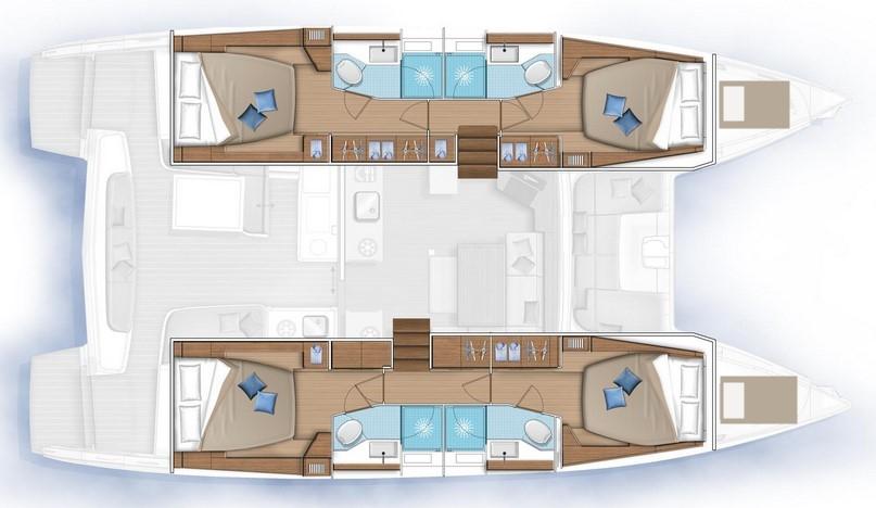 Lagoon 46 - 4 + 2 cab., picture 3