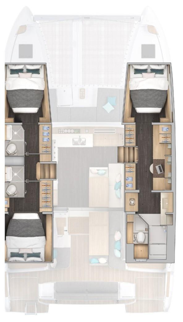 Lagoon 43 - 3 + 2 cab., picture 2