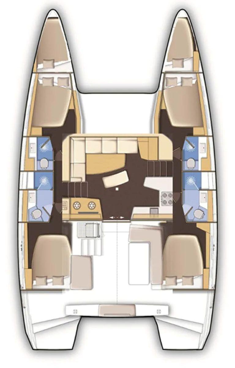 Lagoon 42 - 4 + 2 cab., picture 2