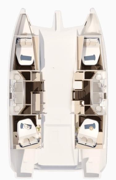 Fountaine Pajot FP 44 Quatuor - 4 + 1 cab., picture 2
