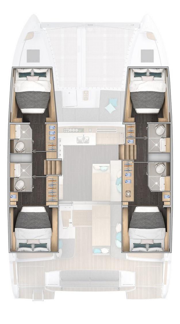 Lagoon 43 - 4 + 2 cab., picture 2