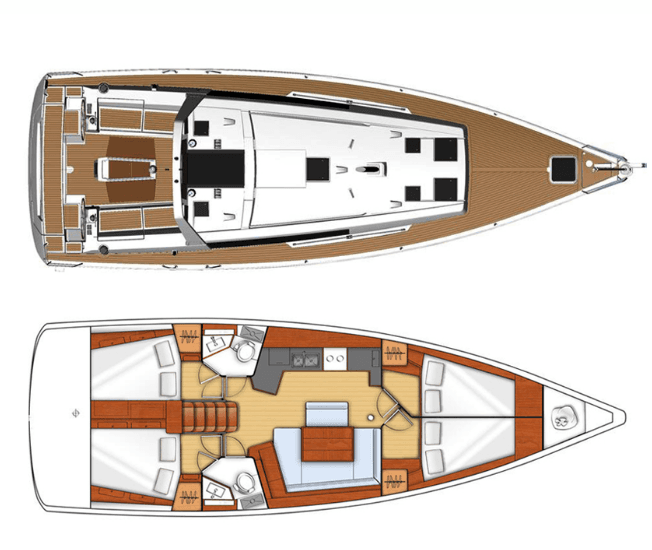 Oceanis 45 - 4 cab., picture 2
