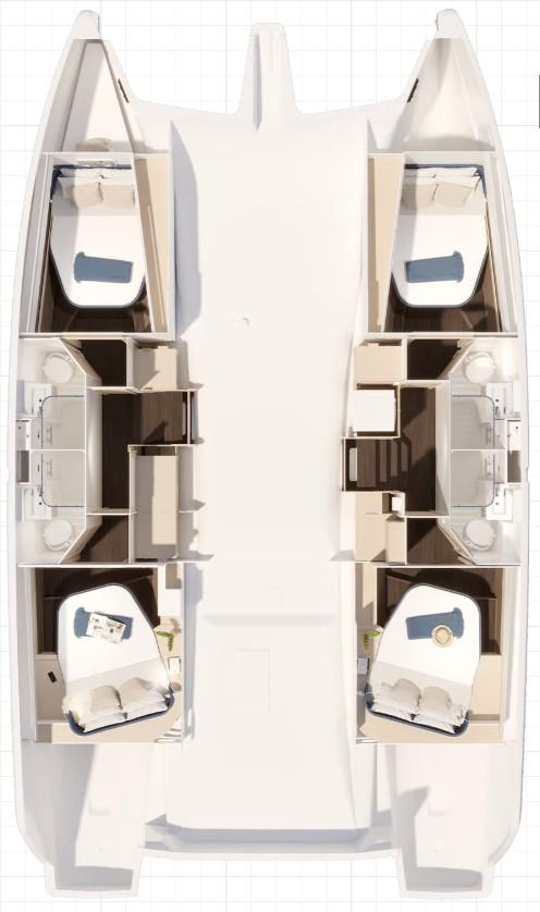 Fountaine Pajot FP 44 Maestro - 3 + 2 cab., picture 2