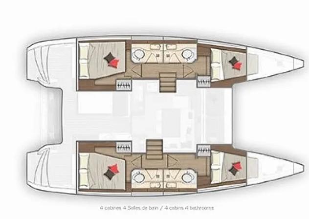 Lagoon 40 - 4 + 2 cab, picture 2