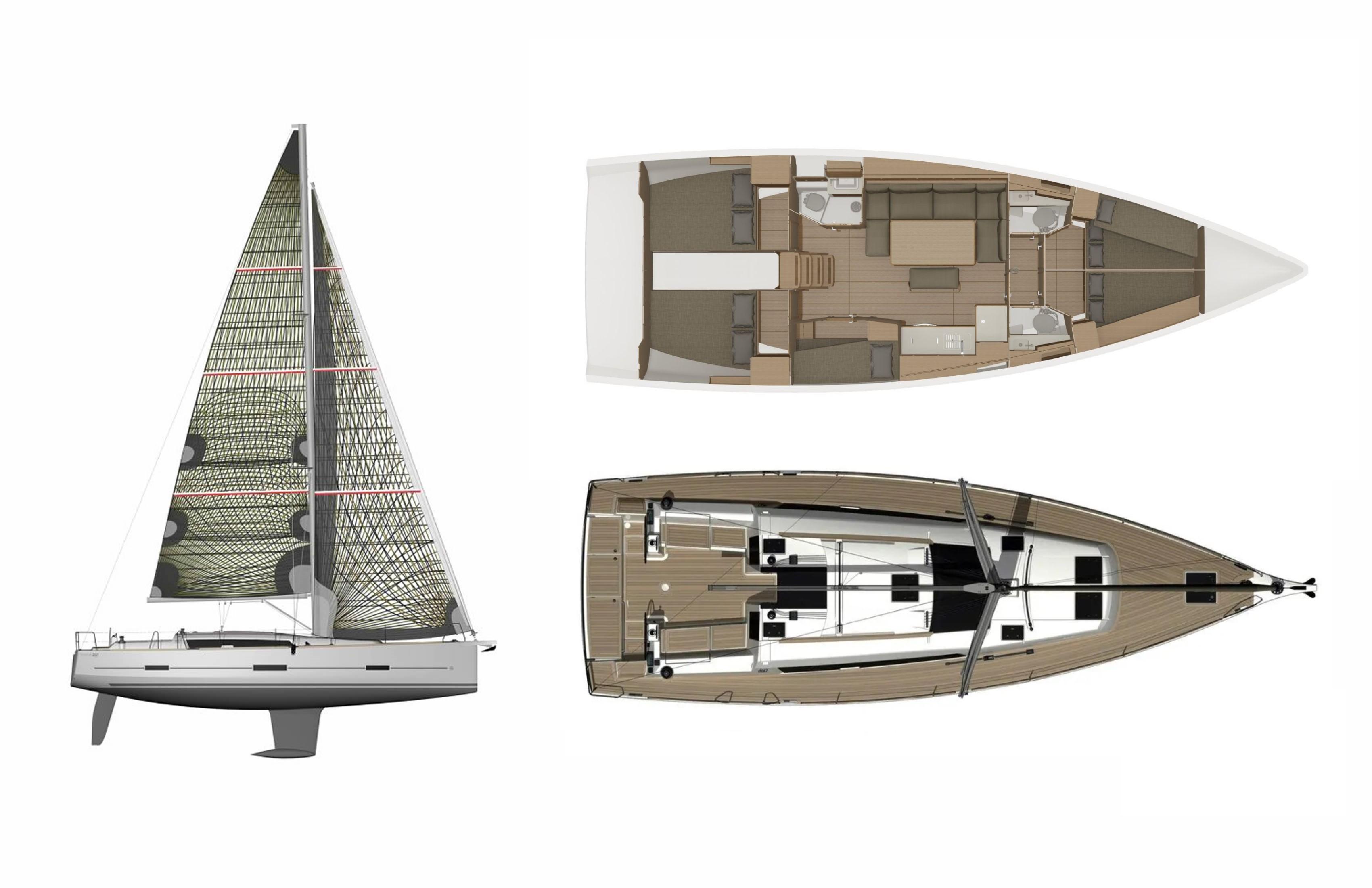 Dufour 460 GL - 5 cab., picture 2