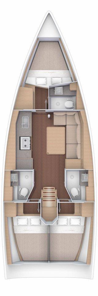 Dufour 390 GL - Friend Planet, picture 2