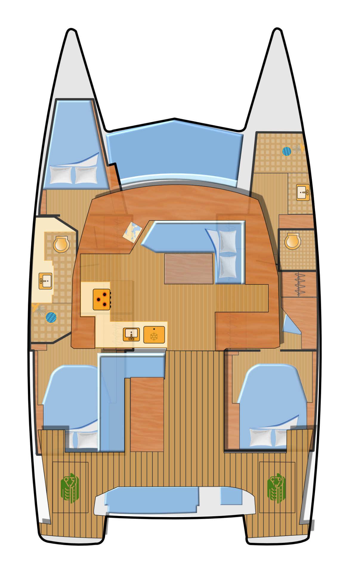 Fountaine Pajot Lucia 40 - 3 cab., picture 2
