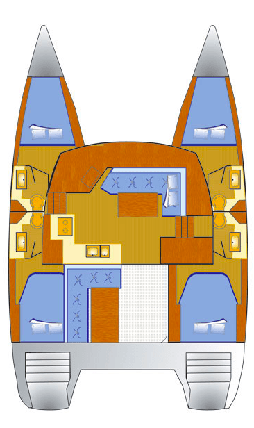Fountaine Pajot Lucia 40 - 4 cab. - Luna Rossa II, picture 2