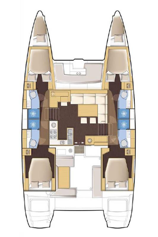 Lagoon 450 F - 4 + 2 cab., picture 2